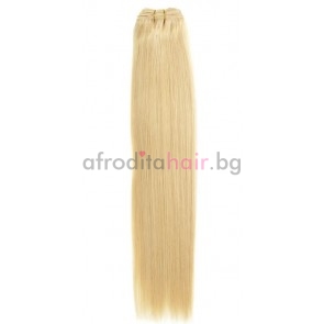 N 613: Естествена коса 45, 50 и 55 см. Широчина на тресата - 80 сантиметра.
